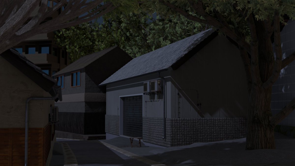 AmaTeamGames's tweet image. Game location. In the story, this is where our character works.

The result of minimalism, the right angle, and good lighting.

#gameDev #3d #blender