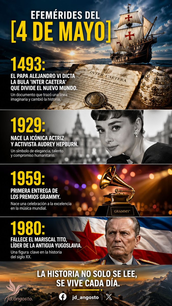1975Jdangosto's tweet image. #Efemérides
#TalDíaComoHoy
#UnDíaComoHoy
#Historia
#Cultura
#Curiosidades
#SabíasQue