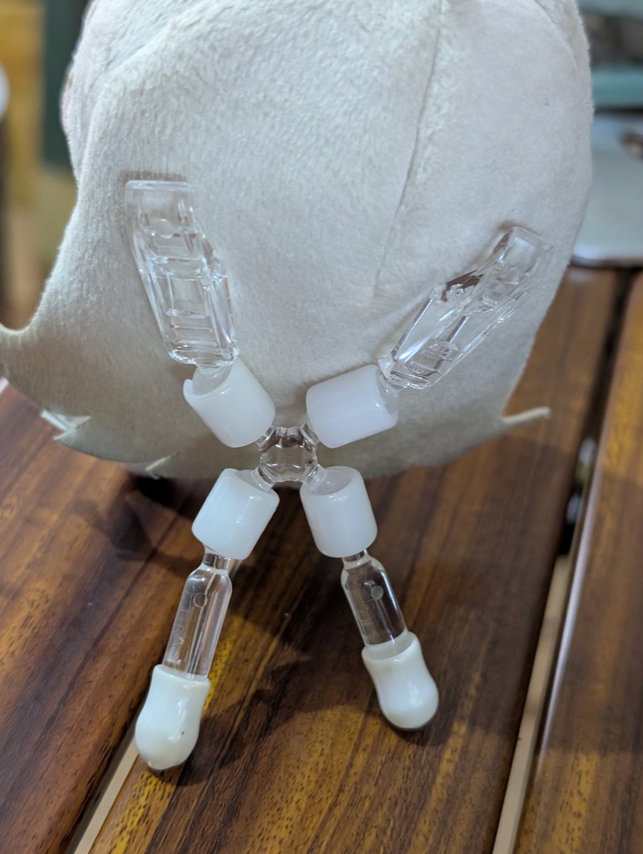 1m_ymur's tweet photo. このタイプのぬいスタンドを使ってます
Amazonとかで数百円で買えて、斜め〜正面であれば見えないように撮れます！ https://t.co/S6QxZN3evL