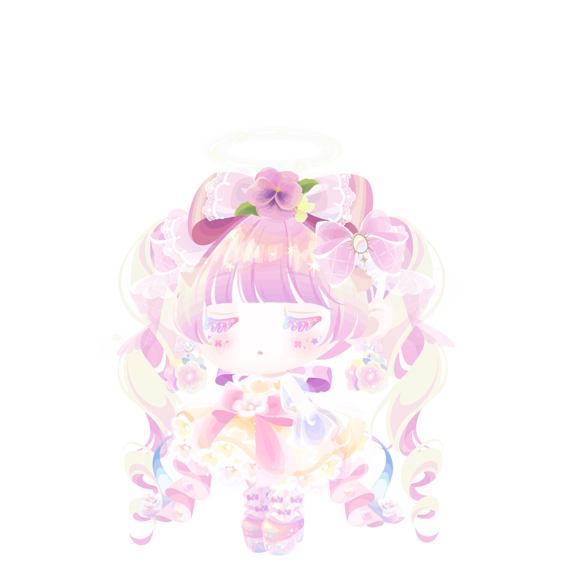Canna800's tweet photo. ツインかわいい💕︎︎アトフェスなんやかんやで買ってしまう
#ポケコロ 
#ポケコロコーデ https://t.co/j72G6nQFVX