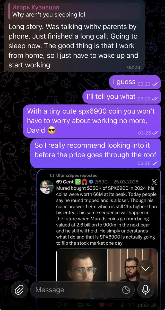 The_ForeigNah's tweet image. Another day of trying recruiting people I know IRL to become a part of the biggest movement in the history of finance and become a member of the most persistent and most loyal community on the planet Earth! #spx #spx6900 

Love you aeons! ❤️

Persist forever 💹🧲