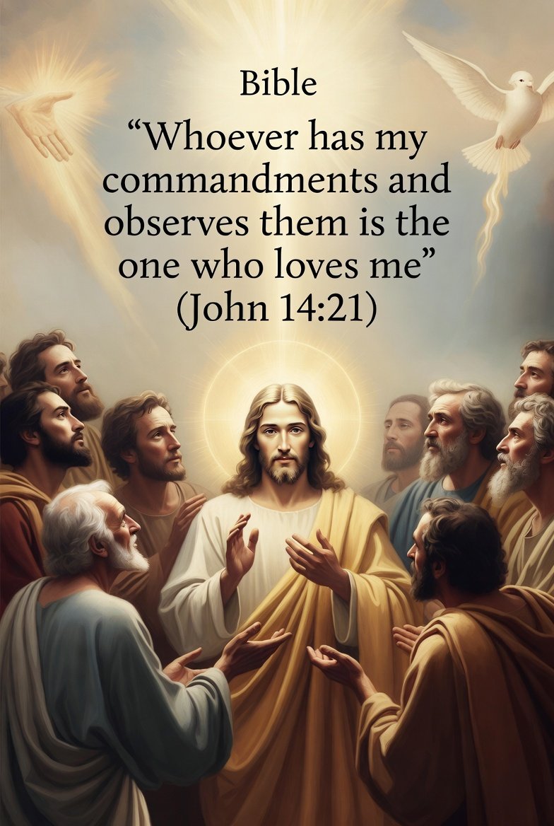 VerbumLight's tweet image. Love for Jesus is shown in obedience. The Father and Son will make their home in us, and the Holy Spirit will teach us. Let us love and obey this Easter! 🕊️

#DailyGospel #Easter #LoveAndObedience #HolySpirit #WordOfGod