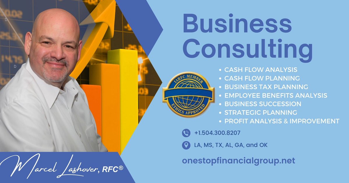 osfgllc1's tweet image. 🚀 Ready to boost your #BusinessSuccess and #FinancialGrowth? 💰 Discover expert #CashFlowAnalysis, #TaxPlanning, &amp;amp; #ProfitImprovement with our consulting services! Click 👉 onestopfinancialgroup.net/bizconsult