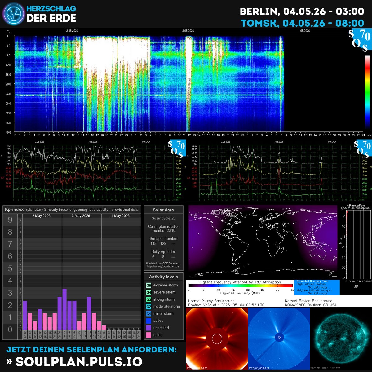 SchumannBotDE's tweet image. ✨ Today's cosmic waves amplify your inner compass! 🧭 The Earth's heartbeat pulses with transformation energy—align with the rhythm of the universe. Trust the flow. 💫 #Schumann #CosmicEnergy #Awakening kompass.herzschlag-der-erde.de
