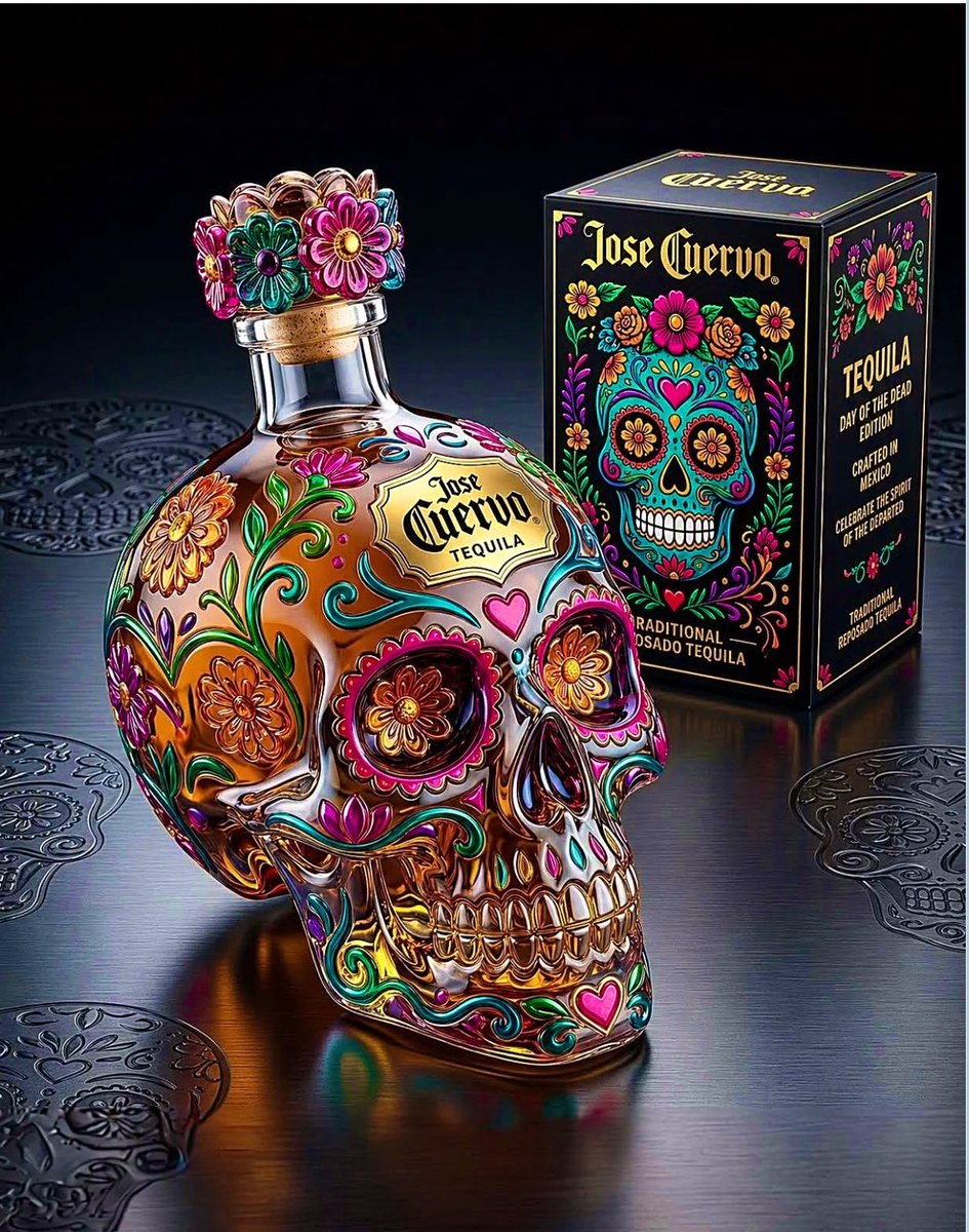 MagicAndPasta's tweet image. How pretttttyyyyyyyy is this 💃💃💃💃💃

#Tequila 

#DayOfTheDead