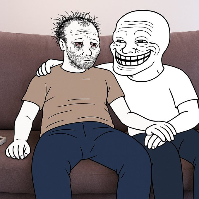 Troll Wojak tweet media