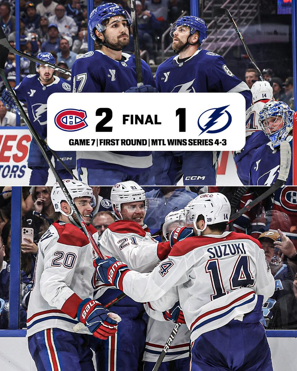 ESPNInsights's tweet image. Since shots on goal were first officially tracked, the fewest shots on goal for a team in a playoff win entering tonight was 10.

With Montreal's 9 shots on goal in a Game 7 win, a new record has been set 🔥