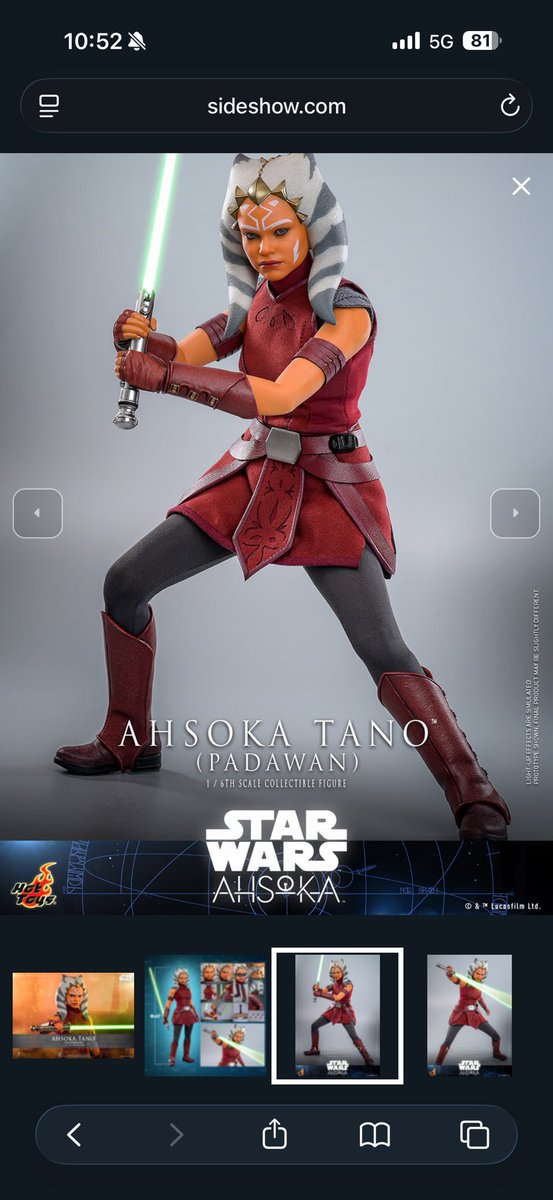 getdown01's tweet photo. @emkenobi I wonder if they just reused the clone was flashback figure with new clothes or if they just have a generic mould for female figures.

Still very disgusting to sexualise a character that is a minor 🤢 https://t.co/ABQyC4whbT