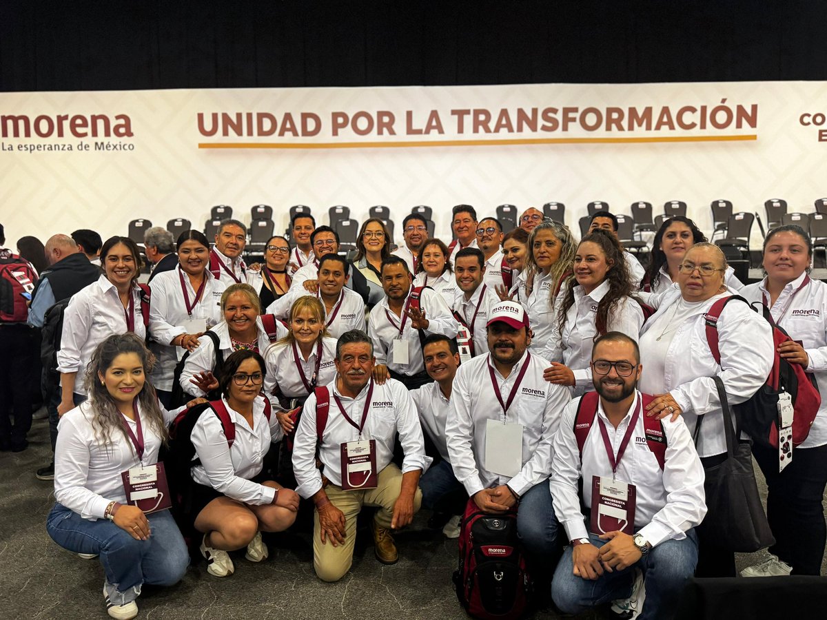 verodiazrobles's tweet photo. Por unanimidad, fue nombrada nuestra compañera Ariadna Montiel Reyes como Presidenta Nacional de MORENA. Una mujer comprometida, que conoce el territorio y que ha caminado siempre del lado del pueblo.
Desde Zacatecas, respaldamos su nombramiento 🫶🏻 https://t.co/eMxRRMTAYO