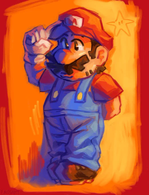 thinking about how mario is more of a forest gnome than anything #mario