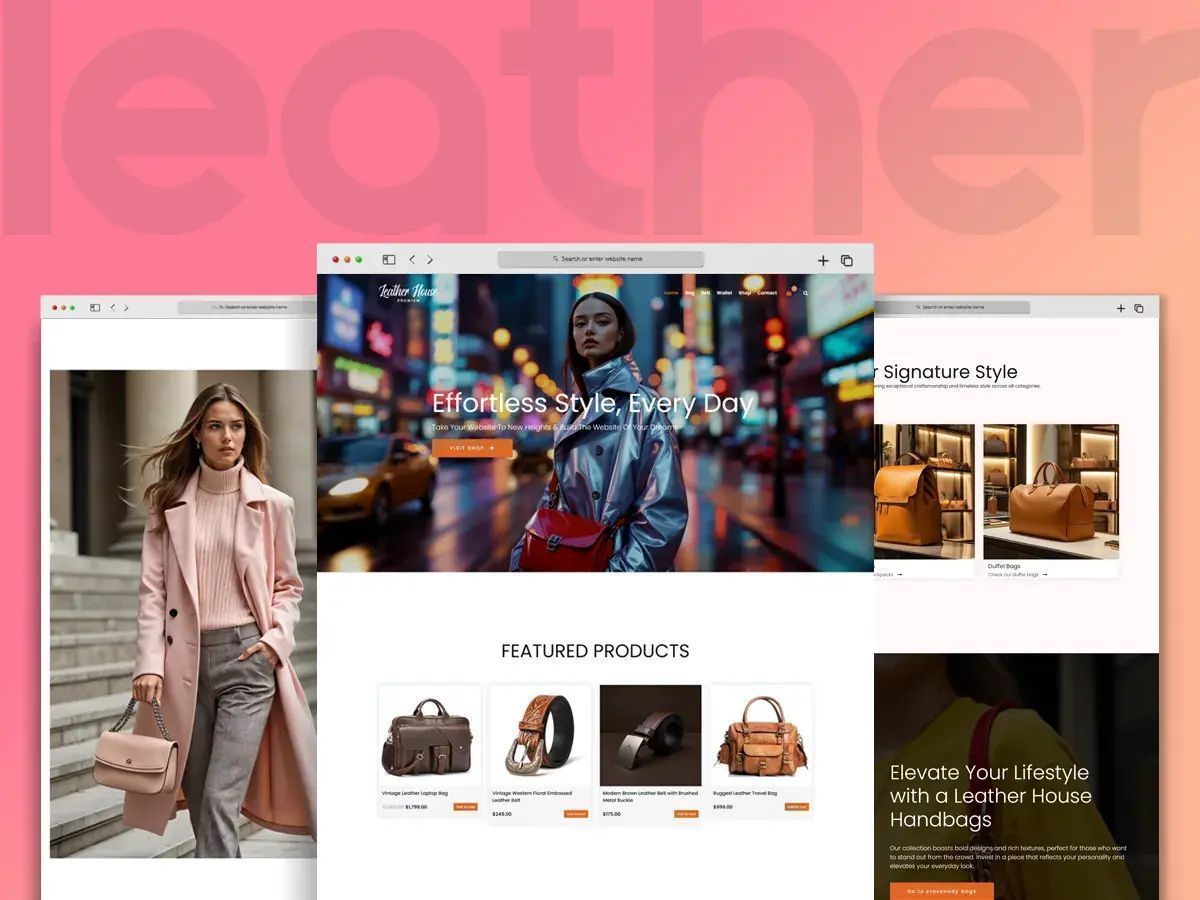 wpdev3595's tweet image. Themes that just work out of the box are rare — Leather House Premium is one of them. No bloat, just clean WooCommerce design.
Use coupon code "HOTSALE" to get a discount.
wpfrank.com/q0gh
#WooCommerce #WPDesign #WordPress