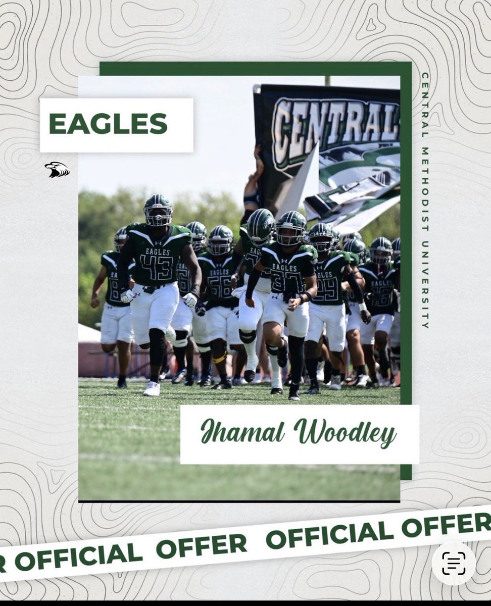JhamalWoodley's tweet image. #AGTG I am blessed to receive my first offer from Central Methodist University!
@DukestheScoop @CoachDaniels89 @ELHSFootball2 @CoachQ_3 @RecruitGeorgia @CoachBuckallew