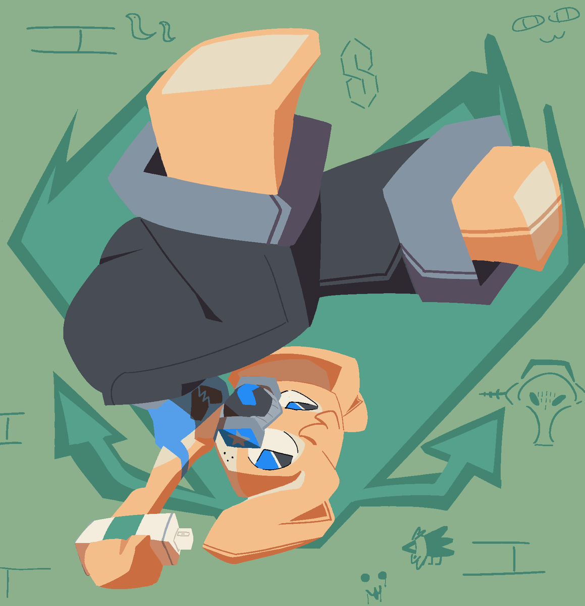 _Hiniku's tweet photo. fan art for @stealthnacho https://t.co/U3D1ir8ves
