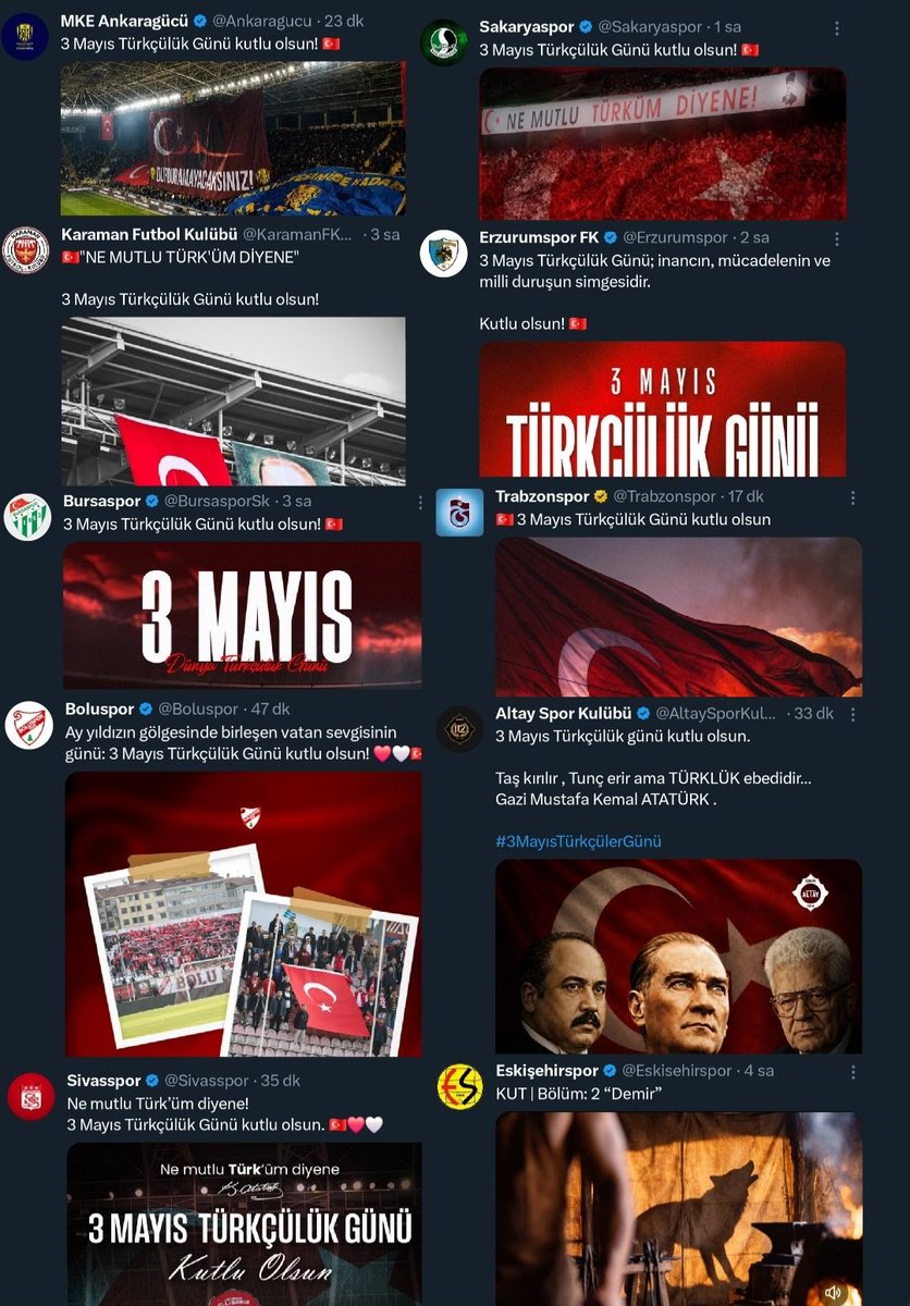 İlk tweeti öğlende atmıştım keşke başka birşey isteseymişim Allah'dan yine de çok mutluyum planları ters tepti ortalığa Türklük dehşeti saçıldı 🫡🐺🇹🇷