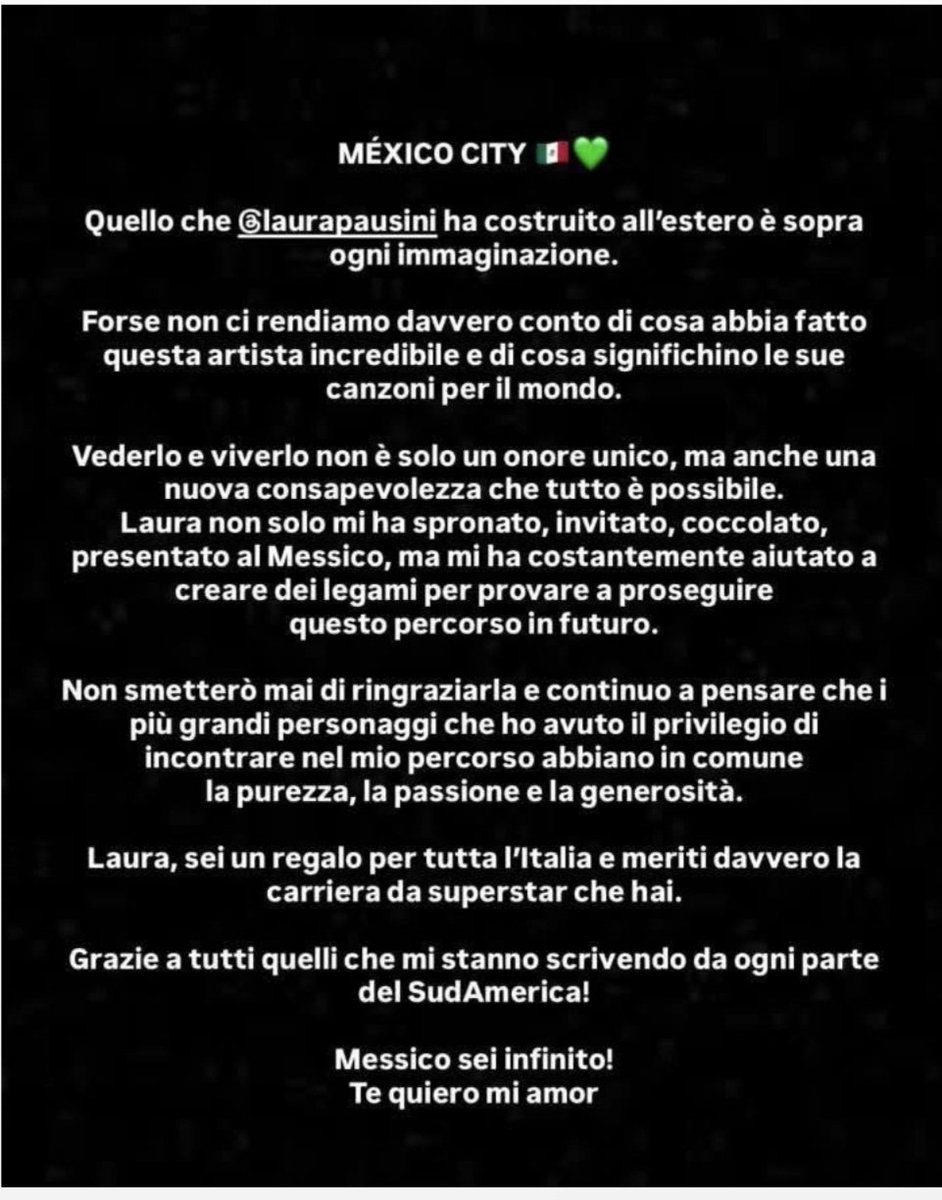 Le dolci parole di Achille Lauro per Laura Pausini dopo aver cantato insieme a Città del Messico