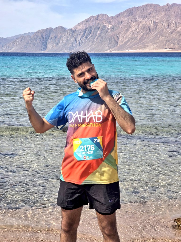 BOBO14z's tweet image. Half marathon in land of goodness "DAHAB"  ❤️❤️
@CairoRunners
#CairoRunners #HalfMarathon