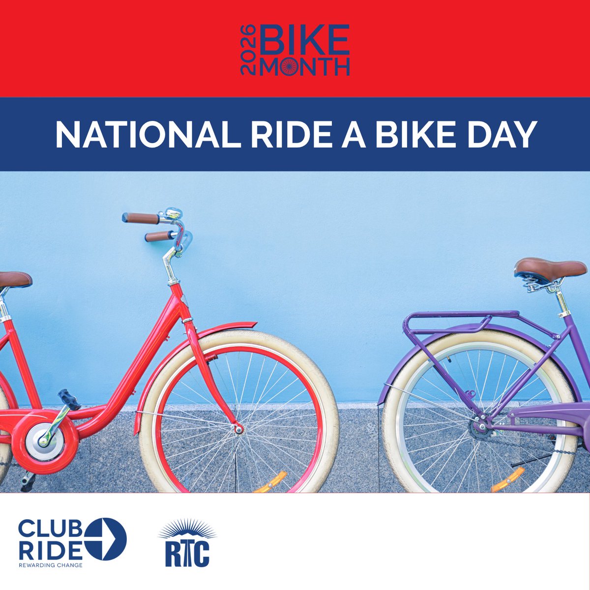 Club_Ride's tweet photo. 🚲🎉 Happy National Ride a Bike Day! Today’s the perfect excuse to hop on and ride — anywhere, anytime!

☀️ Ride around the block
☕ Bike to coffee
🏢 Commute to work
📱 Track your ride with Club Ride

👉 Visit https://t.co/Tuxv4zOoXm for the complete list of Bike Month events. https://t.co/Z9uFjnbZSR