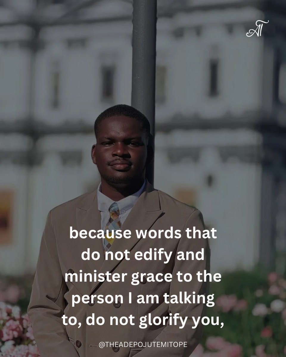 TemitopAdepoju's tweet image. Thank you for warning me that when I complain or criticize that those are foul and polluting words and totally unwholesome and worthless talk. I praise you that my every word can be used to glorify you at all times!

#declarations #confessions #explore #fyp