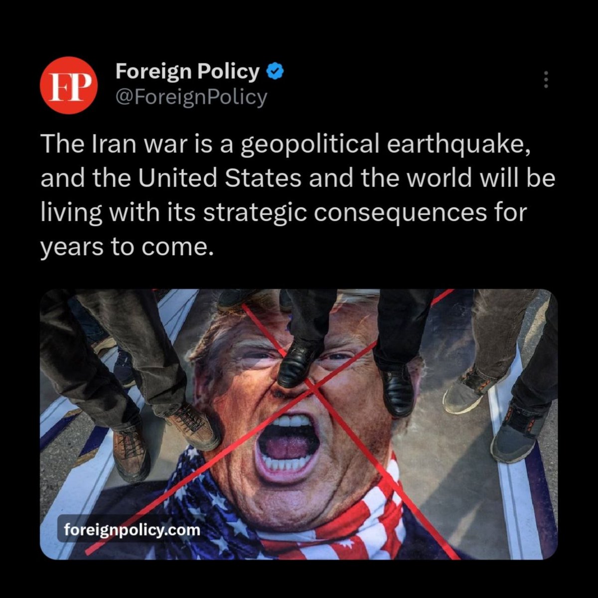 reyhan80975468's tweet image. The #Iran war is a geopolitical earthquake, and the #US and the world will be living with its strategic consequences for years to come.