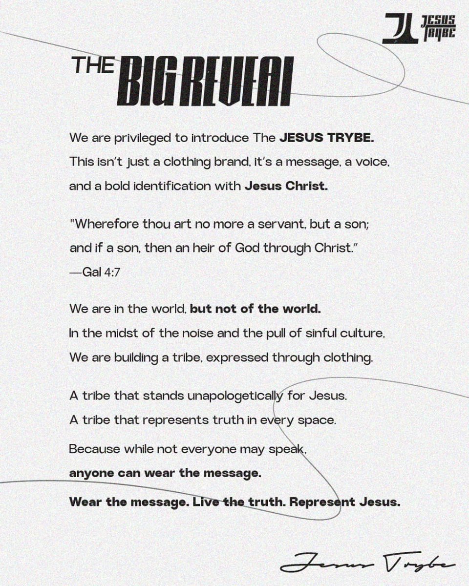 JESUS TRYBE tweet media