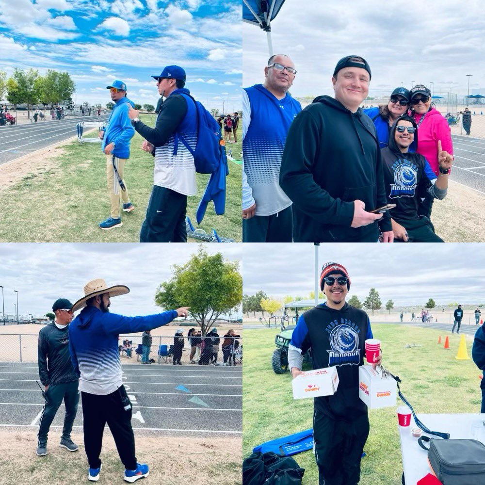 RAlva_JDS's tweet image. JDS Athletic Coaches &amp;amp; Teachers supported our Dragons &amp;amp; each other @JohnDrugan_PK8’s Track meet yesterday‼️🐉🏃🏻‍♂️☕️🍩😄@ChavezJDrugan @SISD_ES #LeadLikeADragon #TeamSISD