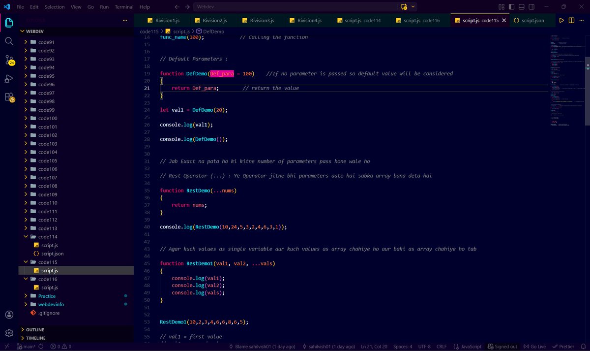 SahilVish01's tweet photo. Getting an answer is easy, optimizing it is actual engineering. 🧠

⚙️This week:
🔹DSA: Mastered Binary Exponentiation. Dropping O(N) to O(log N) completely changes how you view scalable logic.
🔹Web Dev: Deep dive into JS Functions &amp; memory execution.

#BuildInPublic #DSA #JS https://t.co/ZljBZPIkIh