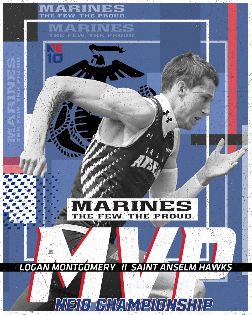 TheNortheast10's tweet photo. 𝐌𝐀𝐑𝐈𝐍𝐄𝐒 𝐌𝐎𝐒𝐓 𝐕𝐀𝐋𝐔𝐀𝐁𝐋𝐄 𝐏𝐄𝐑𝐅𝐎𝐑𝐌𝐄𝐑𝐒

Logan Montgomery is your 2x MVP. The Saint Anselm sophomore adds an outdoor trophy to his indoor one. Reese Nicolosi, on the other hand, just keeps building her name in New Hampshire.

#NE10EMBRACE I #NCAAD2 https://t.co/bUCQ2fHbMF