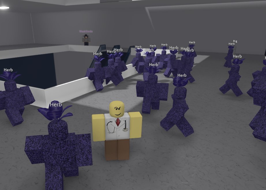 _Apian_'s tweet photo. the big herb outbreak

#randomizedunrealnullpace #roblox https://t.co/czf6sXwtw9