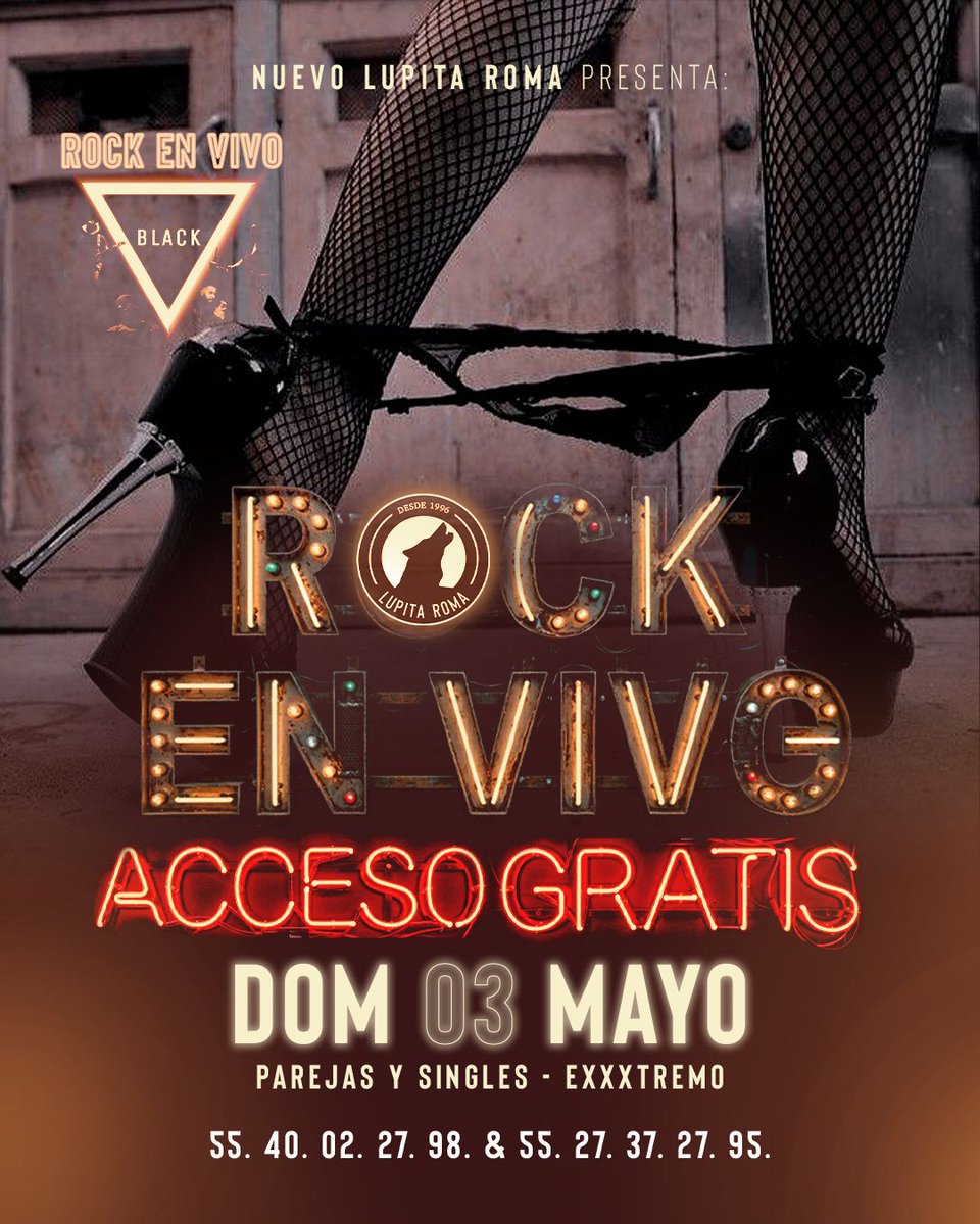 LupitaRomaSw's tweet image. Aprovecha el puente 🤩 hoy en el #NuevoClubLR queremos consentirte  y para eso tenemos Rock en vivo y acceso GRATIS 🥳

No tienes pretexto para venir a disfrutar de este puentecito en nuestro PlayRoom 

Pide tu código 👉🏼 55 4002 2798

Inicia 9 pm