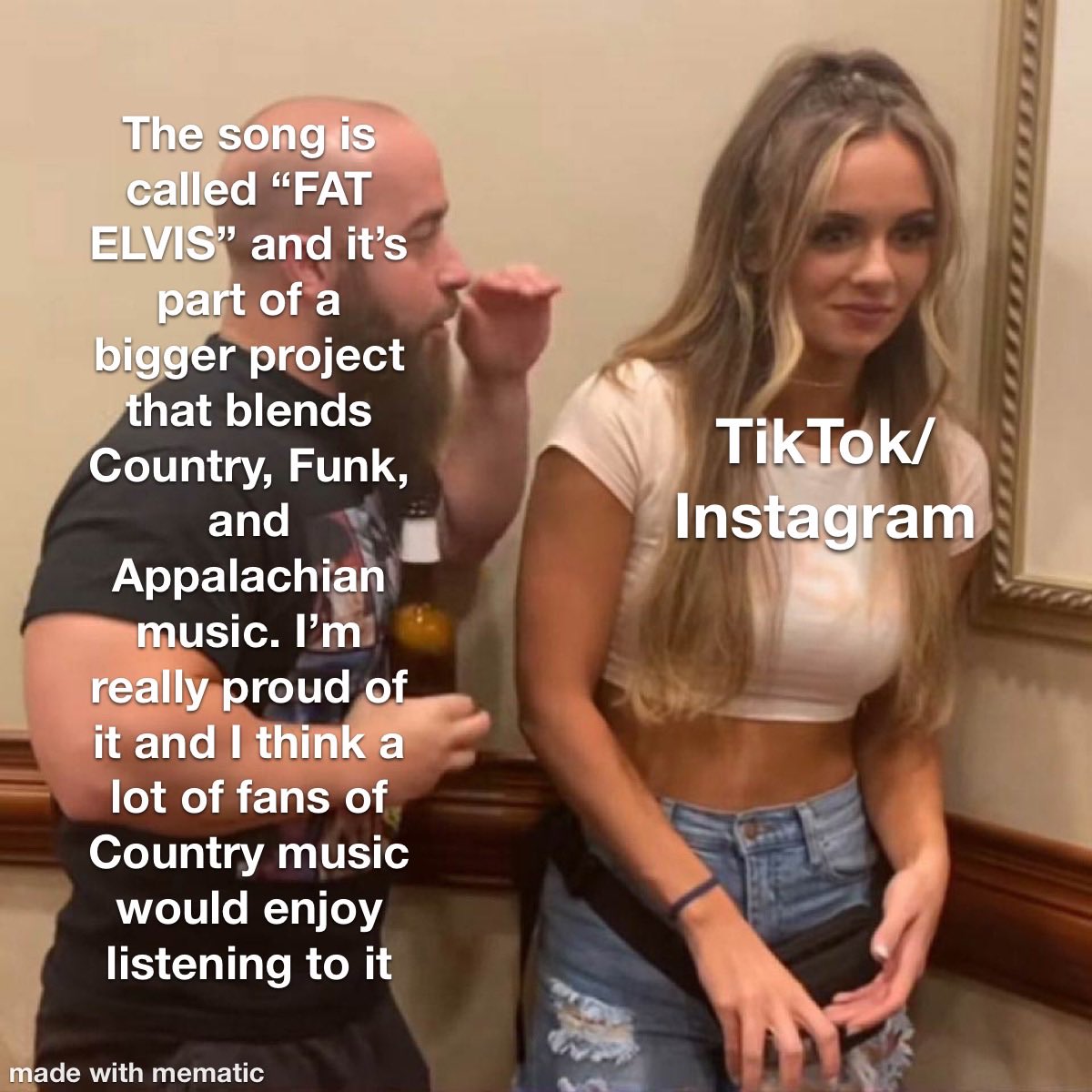LeviFosterMusic's tweet image. I vote memes become the new lipsyncs to promote music 

#memes #comedy #fatelvis #newmusic