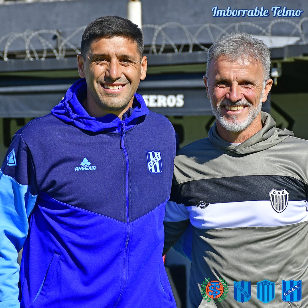 ImborrableTelmo's tweet photo. 🔎Sabías que...
*⃣El Director Deportivo de #SanTelmo Nico Torres y Alfredo Grelak jugaron juntos en Gimnasia de Concepción del Uruguay (Entre Ríos).
*⃣El actual DT de #Estudiantes se abrazó con todo #SanTelmo: Iñaki, Diego "Francés" Lerose (utilero) y el Vice Damián Gómez. https://t.co/ouHoCzx1DX