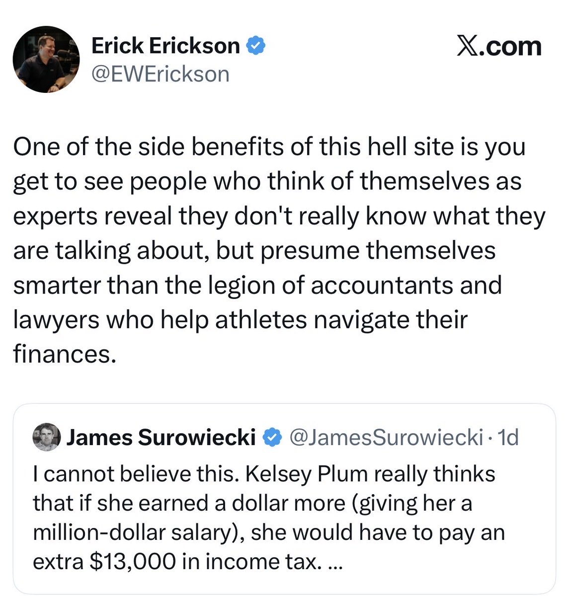 James Surowiecki tweet media