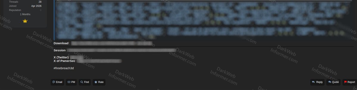 Dark Web Informer tweet media