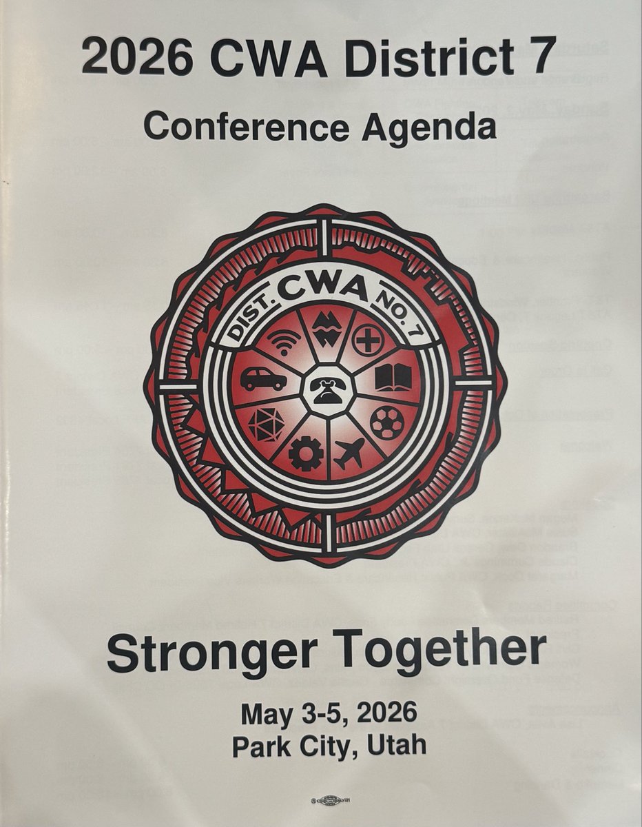 SolidaritySeven's tweet image. Let the 2026 CWA District 7 Conference begins!! #StrongerTogether ✊🏿✊🏾✊🏽✊🏼✊🏻