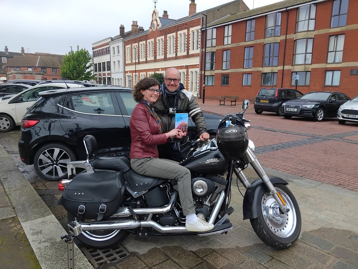 ChrisFielden's tweet photo. Look who I bumped into in Hull... only the 2025 winner, Eugenie Pusenjak 🥳 https://t.co/xEsF5FnTsb