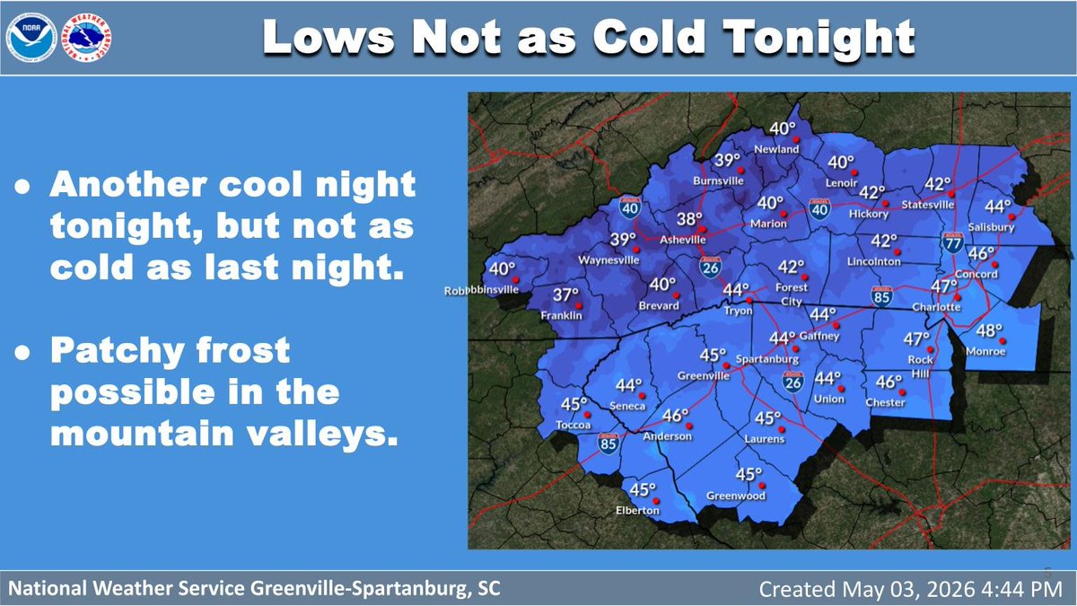 NWS GSP tweet media