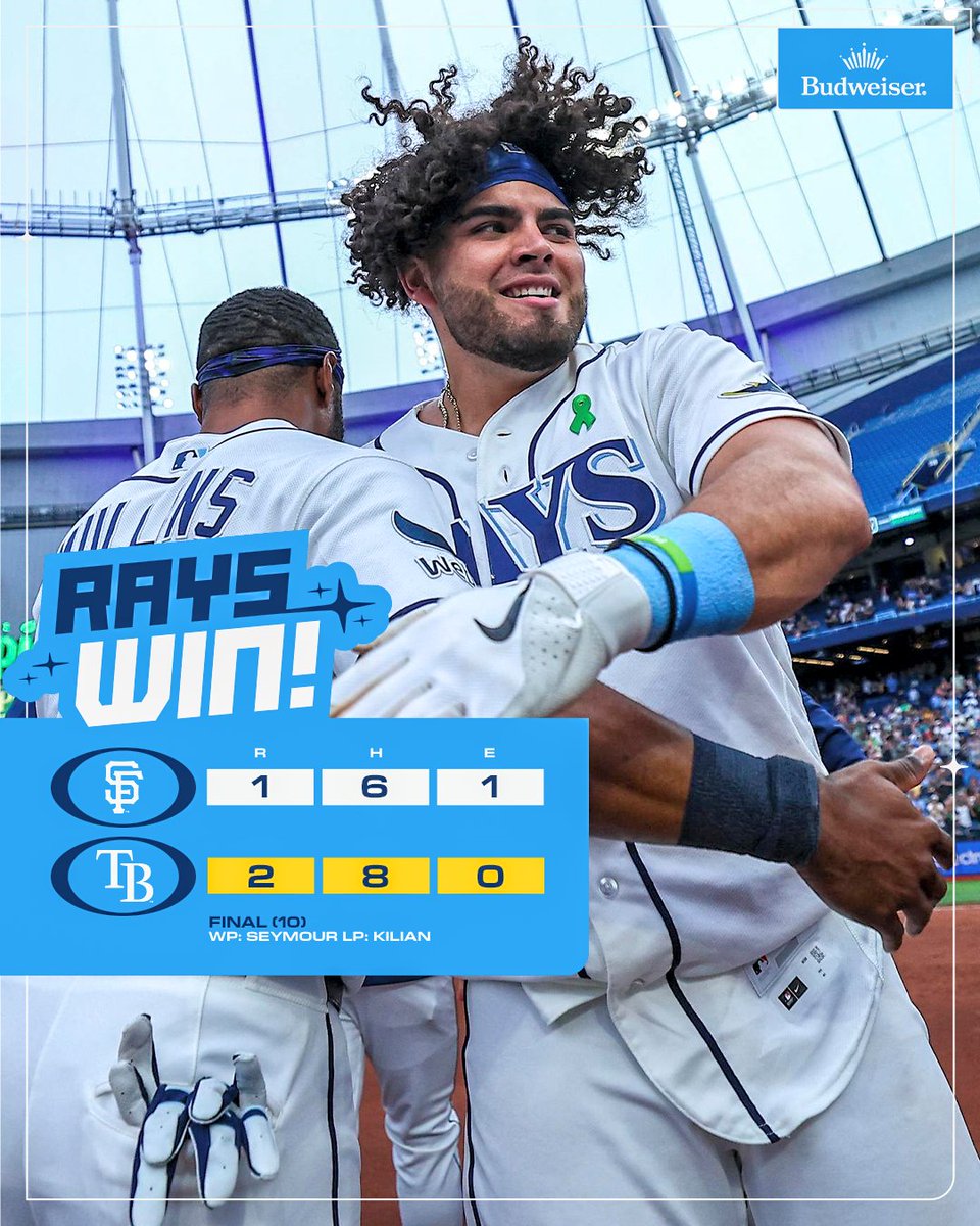 RaysBaseball's tweet image. Putting work in on the weekend like usual 😏

#RaysUp | #RaysWin