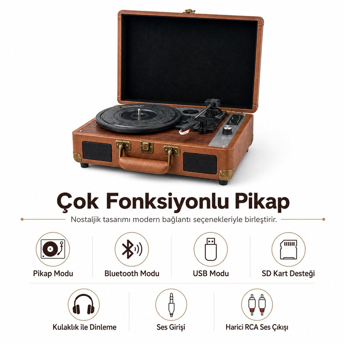 bayindirelk's tweet photo. Nostalji geri döndü. Ultratekno MZL-P01 ile plak, Bluetooth, USB ve daha fazlası tek cihazda.
Şık. Taşınabilir. Güçlü.
Plak dinlemek hiç bu kadar kolay olmamıştı. Retro tarz ve modern teknoloji bir arada.
#plakçalar #pikap #vinyl #retro #ultratekno #müzik #teknoloji #trend https://t.co/MFnLxIwGar