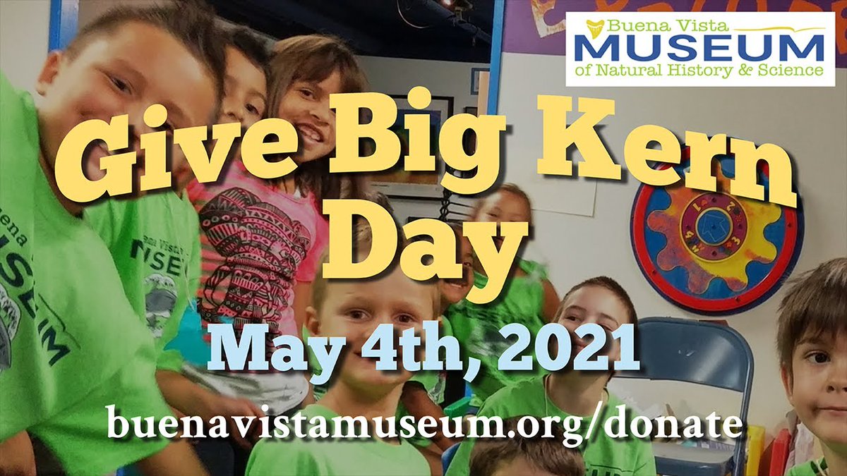 BVMNH's tweet photo. Help us reach our goal, Give Big Kern Day! 😊👏 - https://t.co/f5stQ0Fe0m https://t.co/aVCk1J3Ftz