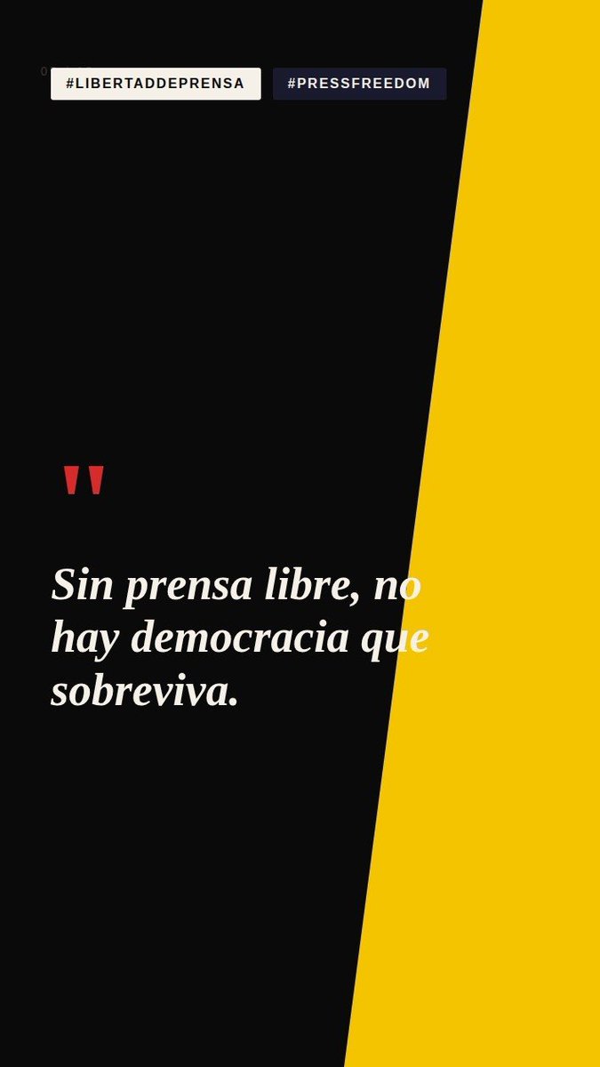 asamisf's tweet image. Día Mundial de la Libertad de Prensa

Sin prensa libre, no hay Democracia que sobreviva

#libertad #prensa #democracia