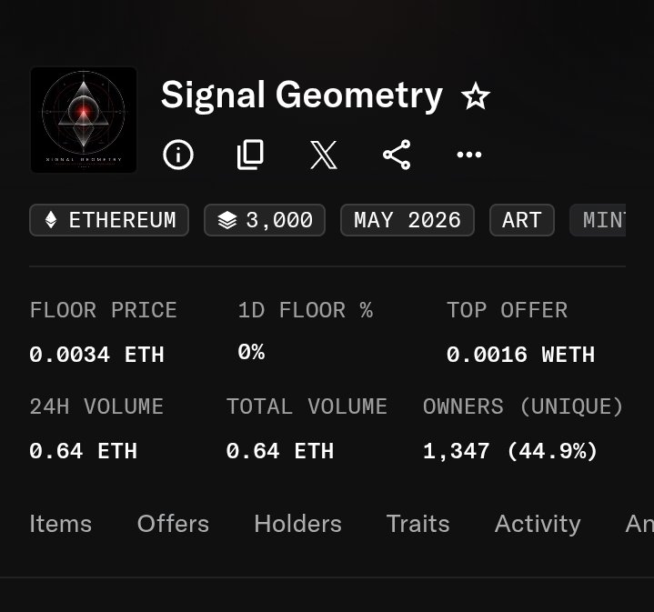 CAONHTAN1's tweet image. Who sold 🤭
#NFT #ETH #SignalGeometry