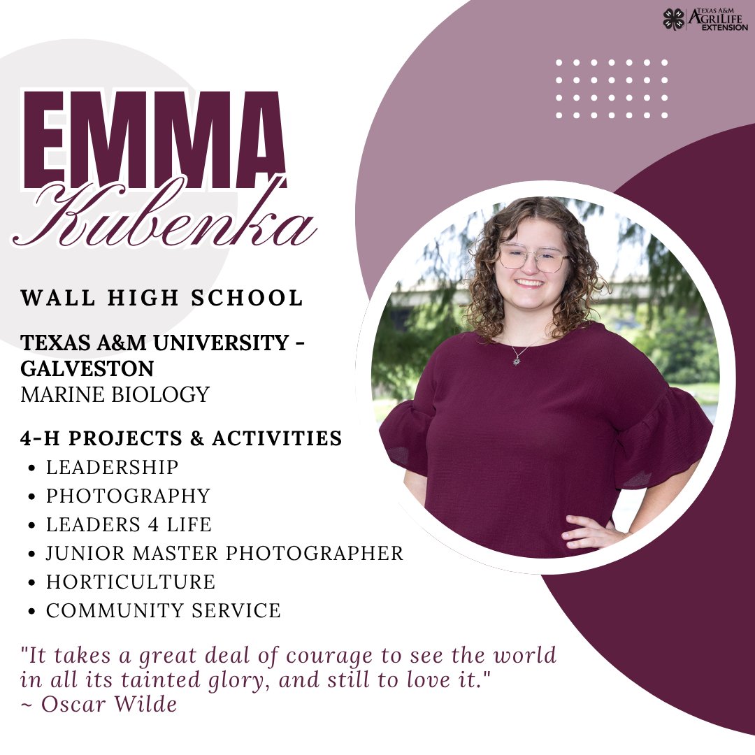 tgc4H's tweet photo. 🍀 TGC Senior Spotlight | Emma Kubenka 🍀

Emma’s 4-H journey has been all about growth—finding confidence, discovering who she is, and building skills she never imagined. Along the way, she’s gained not just knowledge, but meaningful connections that will last far beyond 4-H. https://t.co/4Ktjha5ZL3
