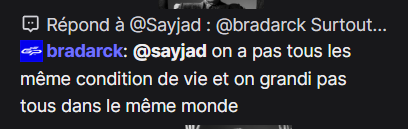 AAgentconnor's tweet photo. @jedraguetasoeur #Locklear #locklear Que il sois majeur ou non que ses parents sois riche ou non donner autant d'argent pour avoir de l'attention je trouve cela triste mais le plus triste c'est de rentré dans sont jeu et lui donner le titre de VIP et de donner a des gros stremeurs déja trés riche https://t.co/nIhMou0Cgs