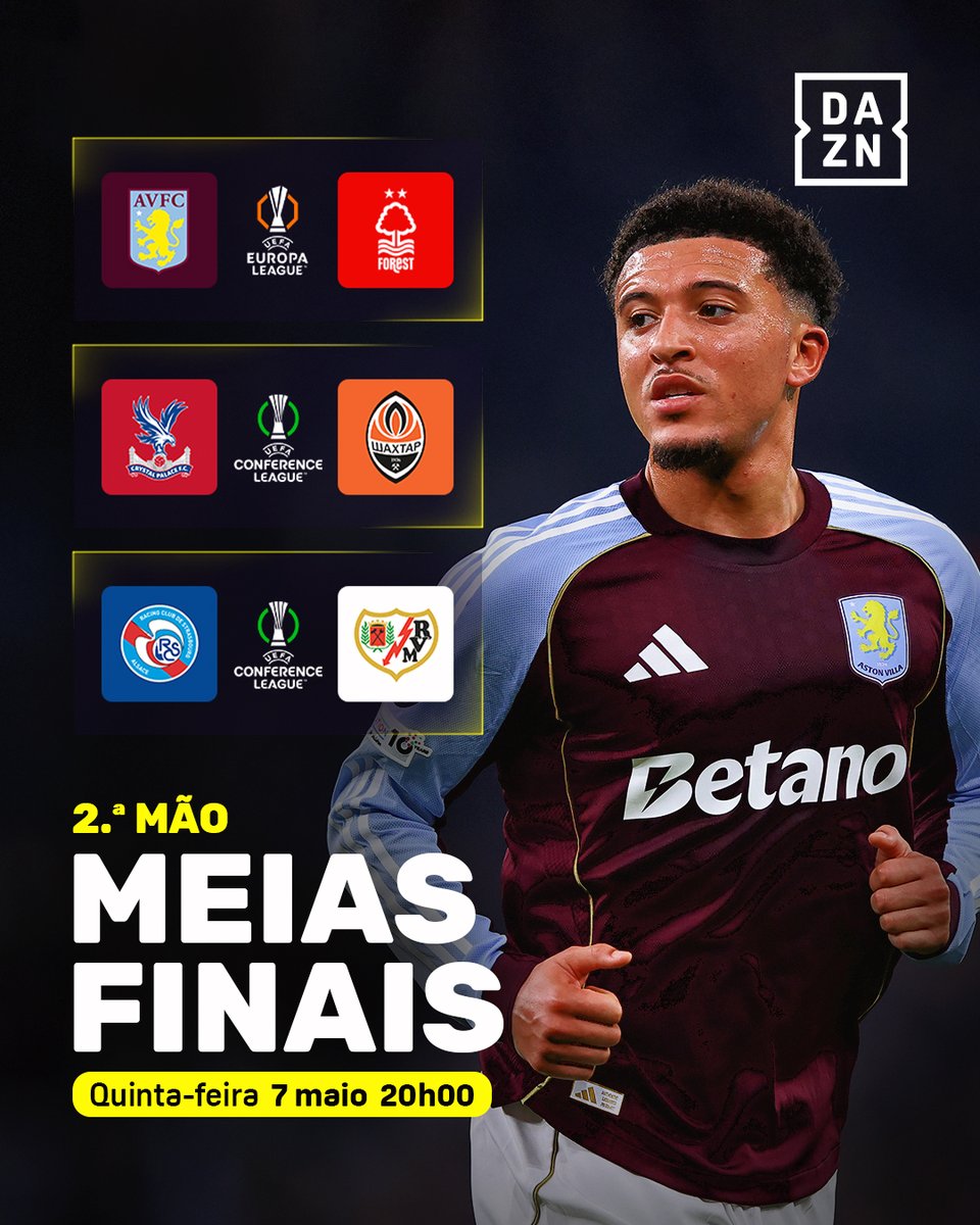 DAZNPortugal's tweet photo. O caminho para a final estรก a chegar ao fim. ร o sprint final ๐โโ๏ธ
๐ฒ ๐๐ ๐จ๐ซ๐ ๐จ๐ฎ ๐๐ฎ๐ง๐๐! Vรช as grandes decisรตes na DAZN ๐ https://t.co/xjG7E84sN5
#DAZNEuropa #DAZNConference https://t.co/ID02PFauP8