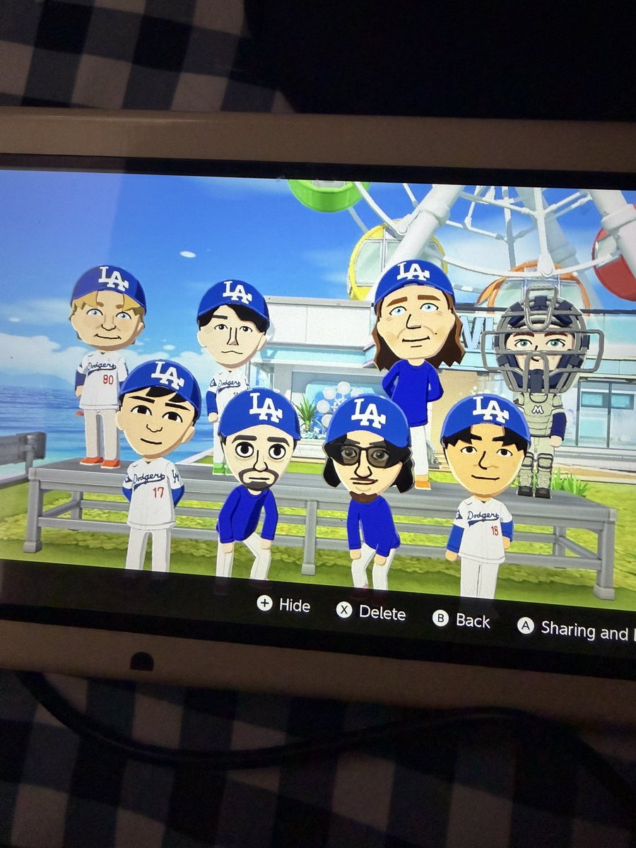 ZoeAdriel's tweet photo. Dodgers starting pitchers (and Will Smith) as miis https://t.co/EUIVuq6gIf