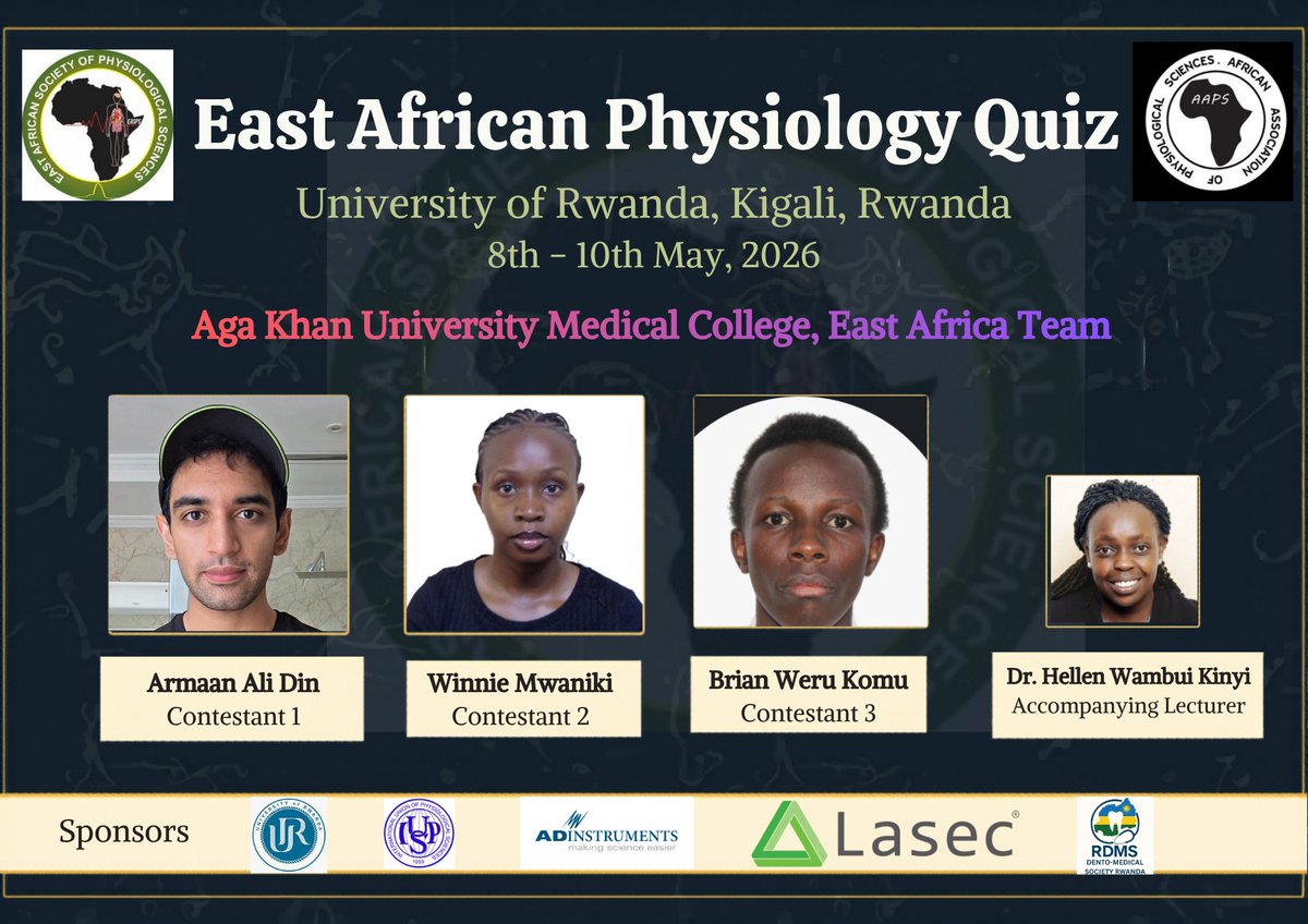 East African Society of Physiological Sciences tweet media