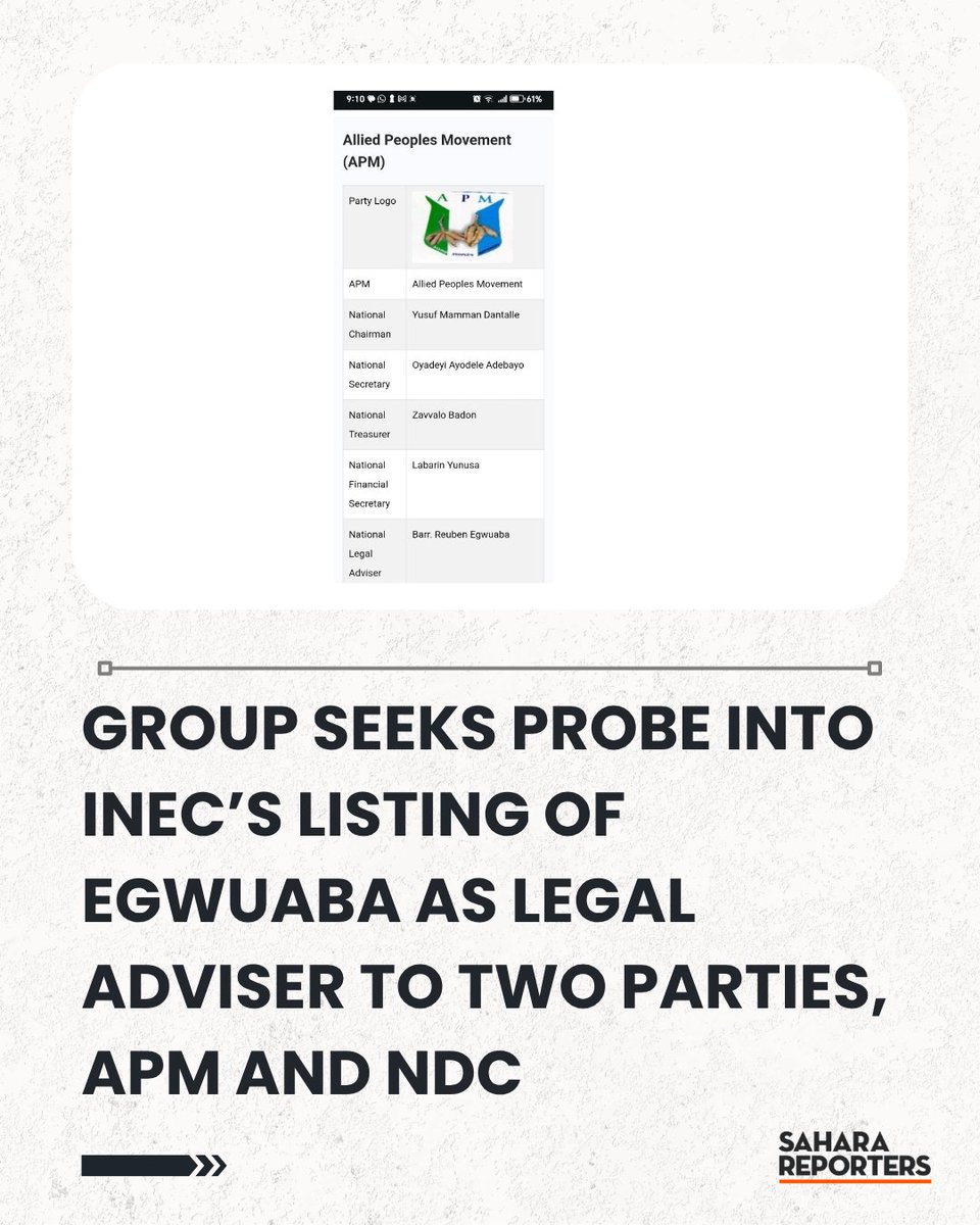 Sahara Reporters tweet media