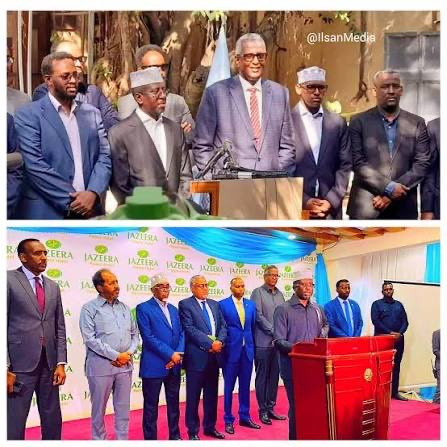 The president of somalia tweet media