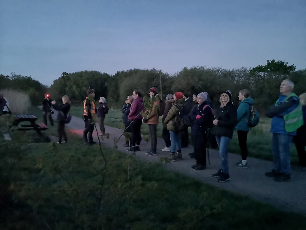 conservationvst's tweet photo. Our Dawn Chorus Walk was a great success and worth the very early alarm! Such a beautiful event to experience, we highly recommend listening to the birds in their full Chorus, plus the beauty of watching the sunrise too. 21 attendees loved the special walk at Hendre lake https://t.co/YL90gifjch