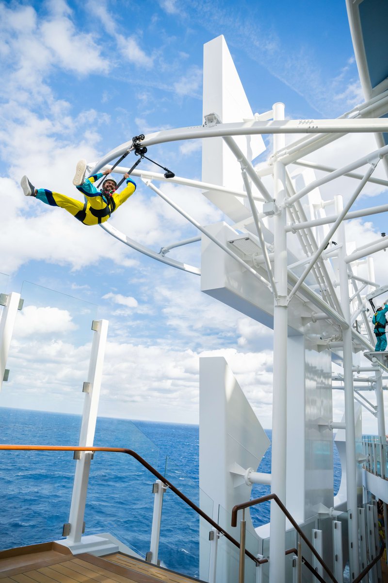 JMcKenzieDV's tweet image. Are you ready to face your fears? Experience the adrenaline rush on Crown’s Edge onboard Icon of the Seas, where every step is a thrilling test of courage. Contact me, j.mckenzie@dreamvacations.com, to book your next adventure! #RoyalCaribbean #IconoftheSeas